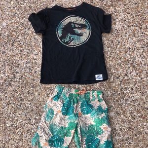 Gymboree Jurassic world boys outfit
